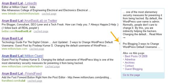 Hover over Search Results and Preview Results Hover over Search Results and Preview Results