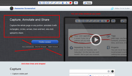 Capture Options. Crop, Annotate, Add Shapes Capture Options. Crop, Annotate, Add Shapes