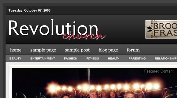 Revolution Church Wordpress Theme Revolution Church ( Click Image for a Live Demo )