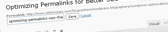 Edit Permalinks In WordPress Edit Permalinks In WordPress