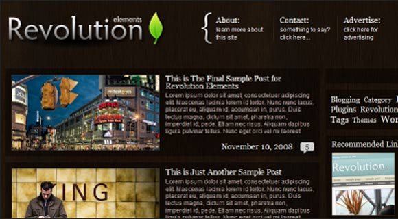 Revolution Elements Wordpress Theme Revolution Elements ( Click Image for a Live Demo )