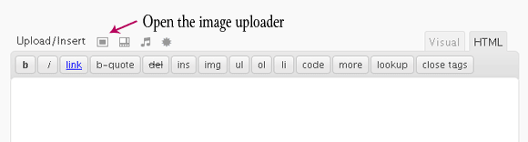 Open the Image Uploader Open the Image Uploader