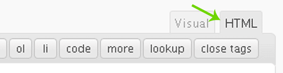 Switch to Code Editor - HTML View Switch to Code Editor - HTML View
